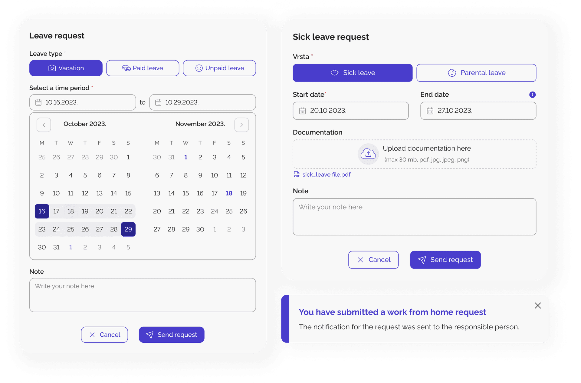 Kloki request management dashboard