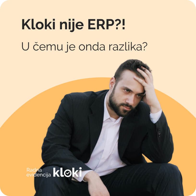 Kloki nije ERP?!