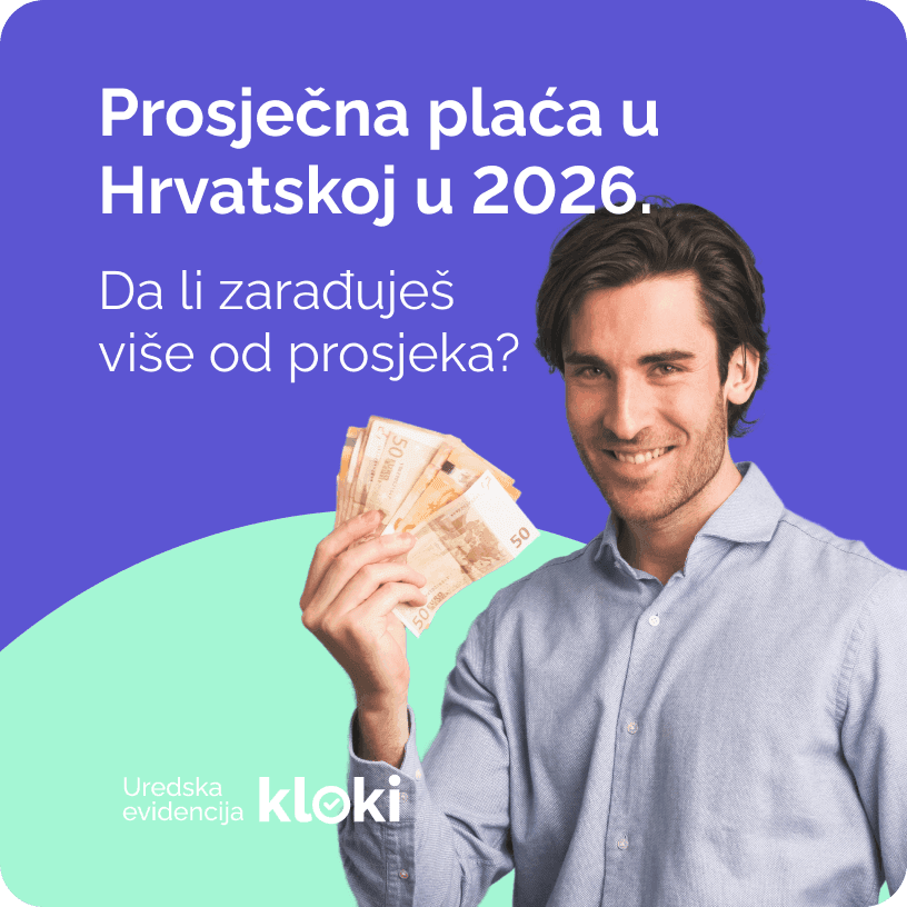 Prosječna plaća u Hrvatskoj u 2026.