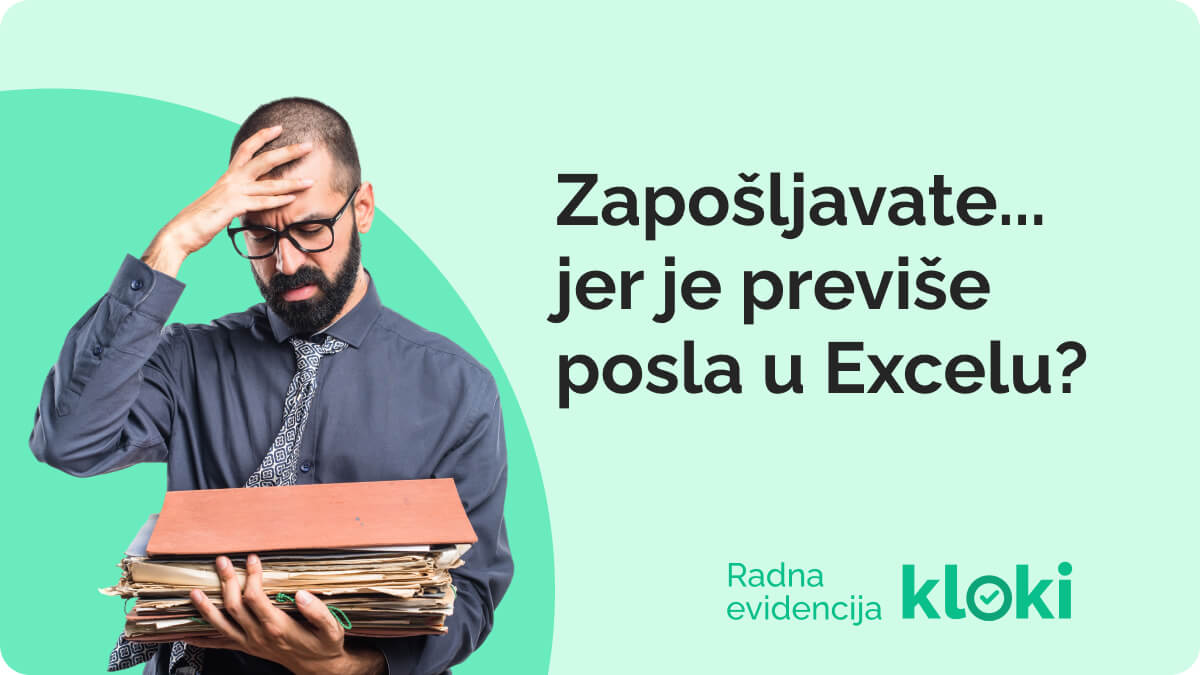 Zapošljavate jer je previše posla u Excelu?