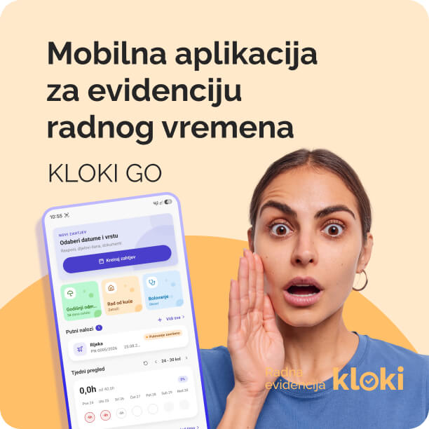 Kloki GO: mobilna aplikacija za evidenciju radnog vremena