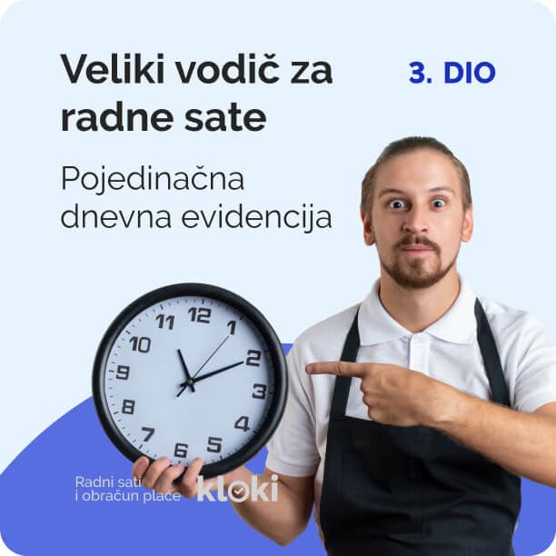 Veliki vodič za evidenciju radnih sati (3. dio): Pojedinačna dnevna evidencija (kartica radnika)