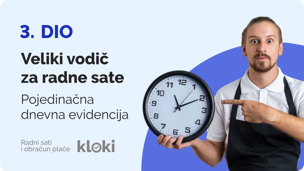 Veliki vodič za evidenciju radnih sati (3. dio): Pojedinačna dnevna evidencija (kartica radnika)