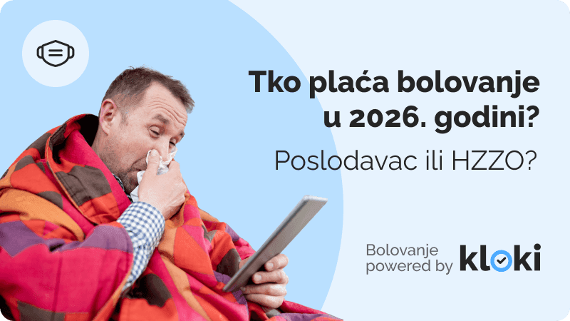 Tko plaća bolovanje u 2026. godini? Poslodavac ili HZZO?